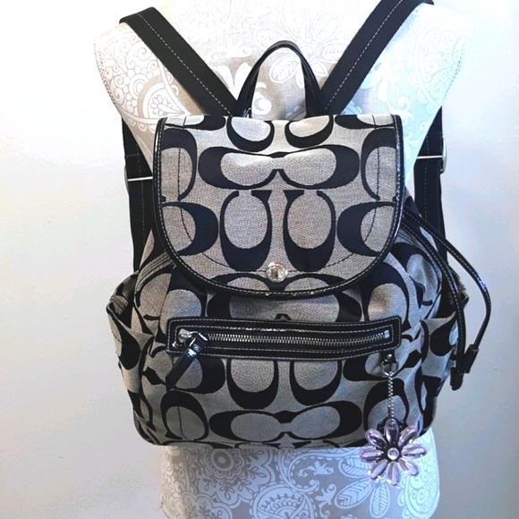 Coach Handbags - Coach jacquard Daisy backpack